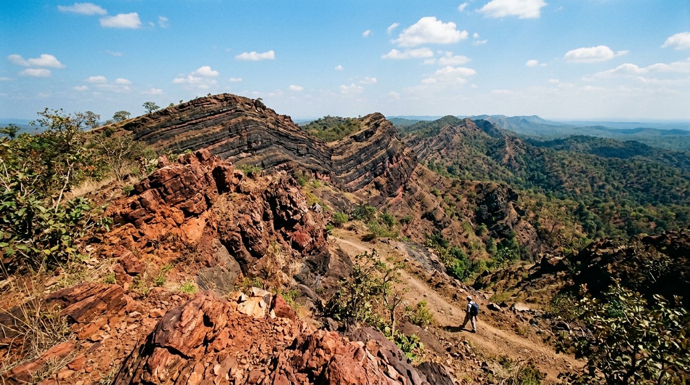 Surjagarh Iron Ore Magnetic Survey Terrain