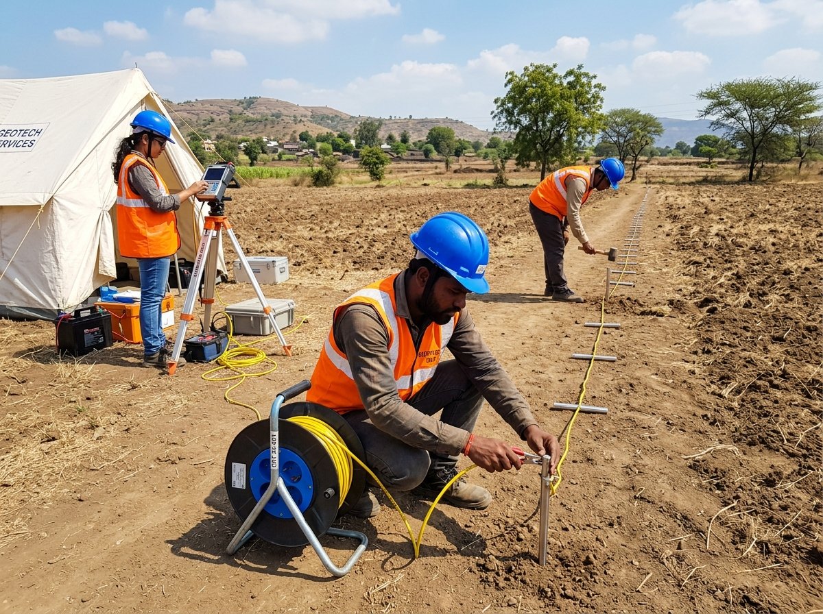 Electrical Resistivity Tomography Crew